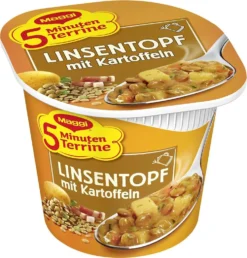 Maggi 5 Minuten Terrine Linsentopf Mit Kartoffeln Und Speck 49g -Haribo || Melitta || Katadyn Verkäufe b172f96c1f36bdf8ca4de37cb5a32229