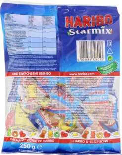Haribo Starmix Die Bunte Entdeckungsreise Aus Fruchtgummi 250g -Haribo || Melitta || Katadyn Verkäufe b242fa883c9b7324ccf003807d58e61e