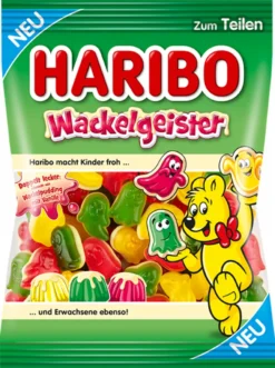 Haribo Wackelgeister Leckeres Fruchtgummi Mit Schaumzucker 175g