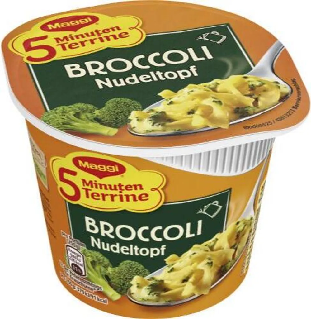 Maggi 5 Minuten Terrine Broccoli Nudeltopf Gemüsenudeltopf 51g 5 Maggi 5 Minuten Terrine Broccoli Nudeltopf Gemüsenudeltopf 51g – Bild 4