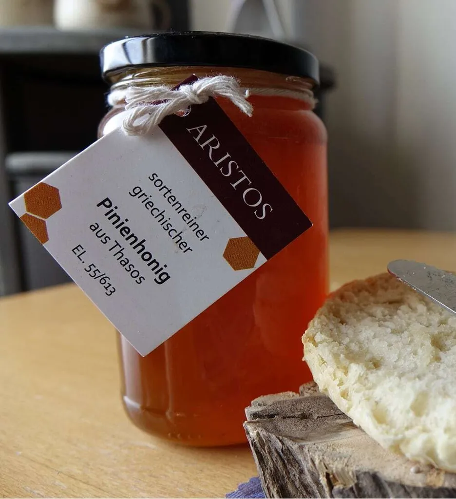 Aristos Griechischer Pinien Honig Aus Thassos 480 G 4 Aristos Griechischer Pinien Honig Aus Thassos 480 G – Bild 2
