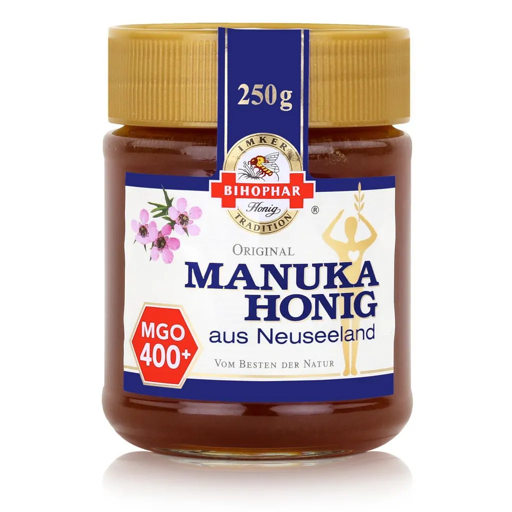 Bihophar Original Manuka Honig Aus Neuseeland MGO 400plus 250g 5 Bihophar Original Manuka Honig Aus Neuseeland MGO 400plus 250g – Bild 3