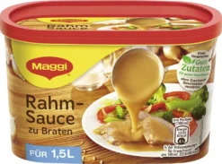 Maggi Rahm Sauce Zu Braten Ideal Zu Schnitzel Und Geschnetzeltem 228g -Haribo || Melitta || Katadyn Verkäufe bfa0ec1b8dd9fc1926f03e0adf6bacb6