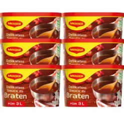 Maggi Delikatess Sauce Zu Braten Dunkle Sauce Zu Fleisch 277g 6er Pack