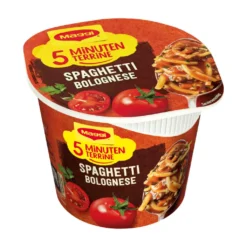 Maggi 5 Minuten Terrine Spaghetti Bolognese Fertigpackung 62g