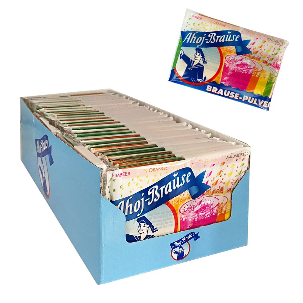 Ahoj-Brause Pulver Box, 28 X 58 G 3 Ahoj-Brause Pulver Box, 28 X 58 G