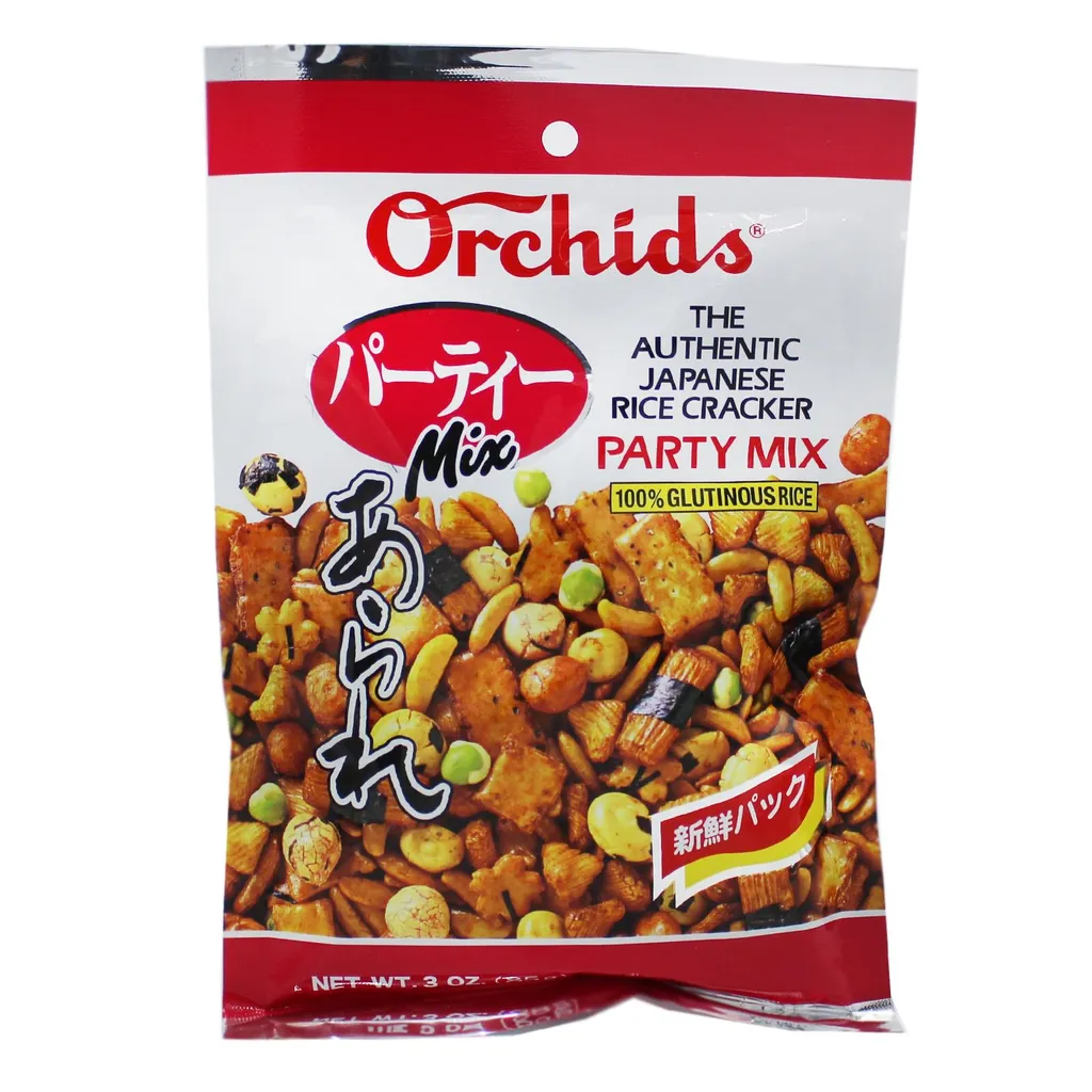 Orchids Japanisches Reisgebäck Mix Arare 85g 3 Orchids Japanisches Reisgebäck Mix Arare 85g