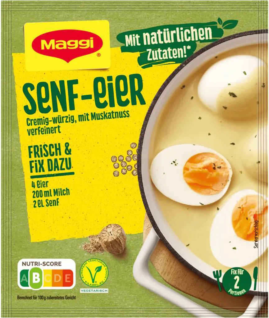 Maggi Fix Für Senf Eier Klassisch Cremig Würzige Senfsauce 43g 3 Maggi Fix Für Senf Eier Klassisch Cremig Würzige Senfsauce 43g
