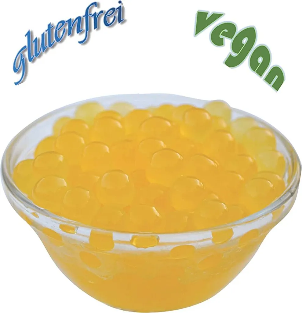 Bubble Tea Popping Boba - 600g Passionsfrucht- Aktion: 1 Gratis 600g Packung - Super Ideen Zum Selber Machen Und Partys 4 Bubble Tea Popping Boba - 600g Passionsfrucht- Aktion: 1 Gratis 600g Packung - Super Ideen Zum Selber Machen Und Partys – Bild 2