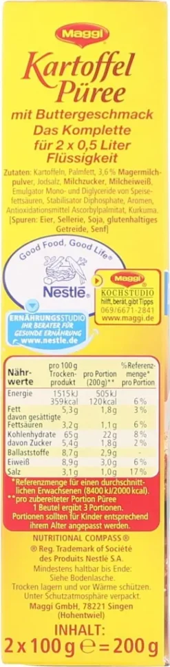 Kartoffelpueree Mit Buttergeschmack 200g -Haribo || Melitta || Katadyn Verkäufe d9435252294fc708d37ba05c7c53cfa5