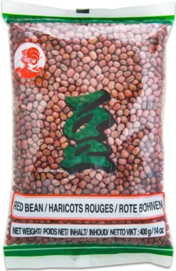 COCK Getrocknete Rote Bohnen Asiatisch 400g | Adzukibohne | Red Bean Azuki