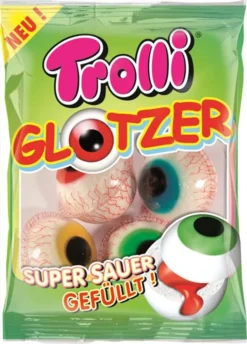 Trolli Glotzer 4 Schaumzucker Und Fruchtgummi Bonbons Mit Füllung 75g -Haribo || Melitta || Katadyn Verkäufe e28ec1913638ac8c30347259ee31526a