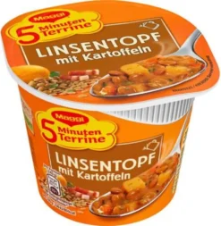 Maggi 5 Minuten Terrine Linsentopf Mit Kartoffeln Und Speck 49g -Haribo || Melitta || Katadyn Verkäufe e518072982b3dd5dd3aeccbb7a741f2f