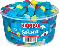 Haribo Fruchtgummis Schlümpfe, 150 St. In Der Dose