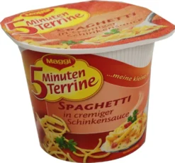 Maggi 5 Minuten Terrine Spaghetti In Cremiger Schinken Sauce 64g 13 Maggi 5 Minuten Terrine Spaghetti In Cremiger Schinken Sauce 64g -Haribo || Melitta || Katadyn Verkäufe e922ace61624f146c5b7150c6a870910