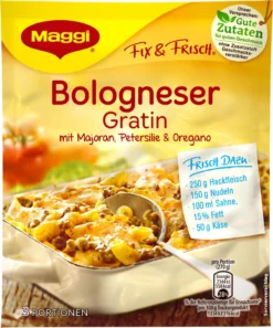 Maggi Fix Für Bologneser Gratin Fein Würzig Für Leckere Aufläufe 35g -Haribo || Melitta || Katadyn Verkäufe ea6d398457a1d5f9aa1a77da10a38f9c