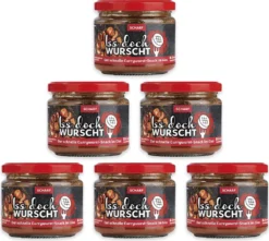 Iss Doch Wurscht Currywurst Snack Scharf 6er Set 6x 250g Wurst Rostbratwurst Ist