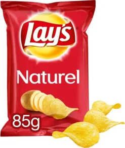 Lay's Natürliche Chips 12 Beutel X 85 Gramm