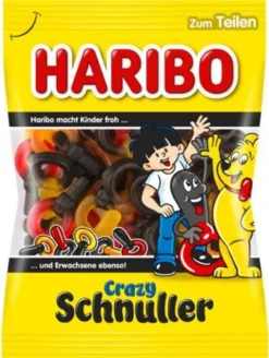 Haribo Crazy Schnuller Fruchtgummi Lakritz Veggie Gelatinefrei 200g -Haribo || Melitta || Katadyn Verkäufe f3480e2fcc574c221fe80d9b9adc5e68