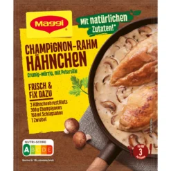 Maggi Fix Für Champignon Rahm Hähnchen Würzig Mit Petersilie 36g