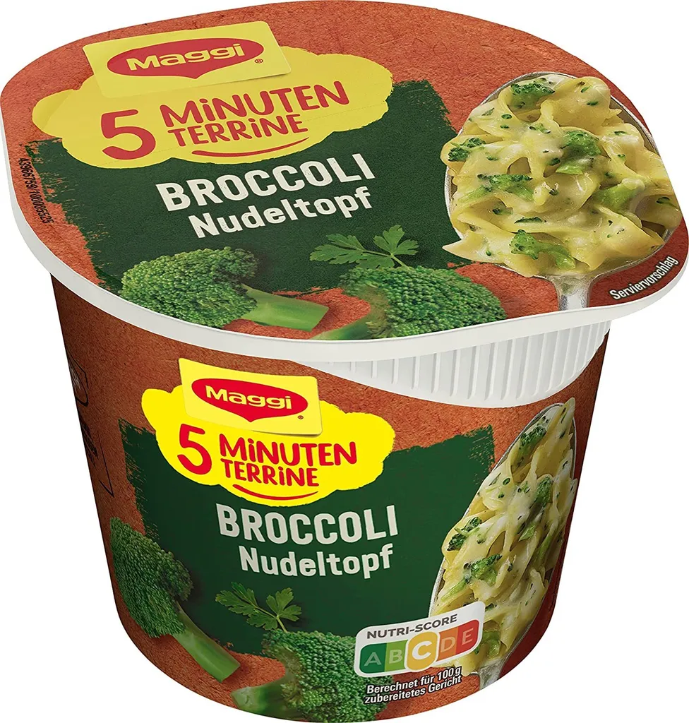 Maggi 5 Minuten Terrine Broccoli Nudeltopf Gemüsenudeltopf 51g 6 Maggi 5 Minuten Terrine Broccoli Nudeltopf Gemüsenudeltopf 51g – Bild 5