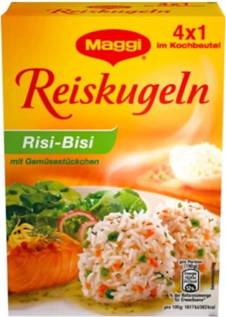 Maggi Reiskugeln Risi-Bisi 4er 4 Maggi Reiskugeln Risi-Bisi 4er – Bild 2