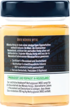 Manuka Vital Manuka Honig MGO 100+ 225g Original Aus Neuseeland 8 Manuka Vital Manuka Honig MGO 100+ 225g Original Aus Neuseeland -Haribo || Melitta || Katadyn Verkäufe f86d6addad3e3fca0cd9ae5589663828