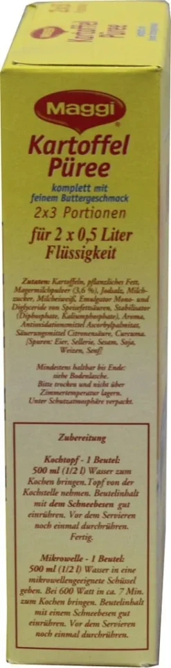 Kartoffelpueree Mit Buttergeschmack 200g -Haribo || Melitta || Katadyn Verkäufe f8b5869416455ef6266036e7b986555a