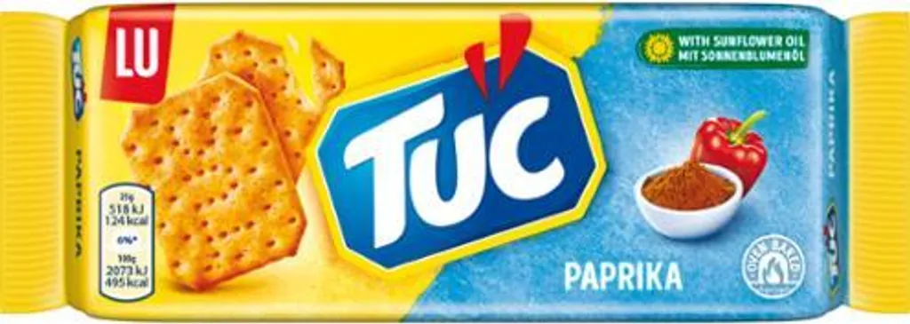 Tuc Cracker Mit Würzigem Paprika Geschmack Ein Knabber Spaß 100g 4 Tuc Cracker Mit Würzigem Paprika Geschmack Ein Knabber Spaß 100g – Bild 2