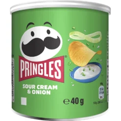 Pringles Sour Cream Und Onion Mit Sauerrahm Und Zwiebelgeschmack 40g